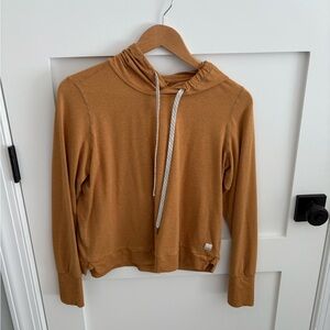 Vuori Brown Halo Hoodie Knit Long Sleeve